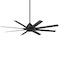 Wac Mocha XL Indoor and Outdoor 8-Blade Smart Ceiling Fan 66in Matte Black with Remote Control, 120 V F-064 - alternate 1